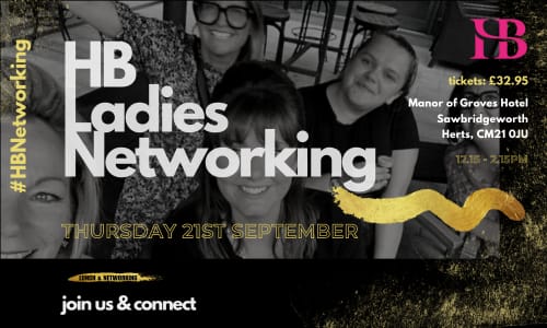 Join HB for Ladies Business Networking on 21st September 2023